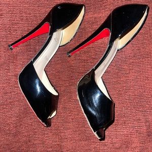 Christian Louboutin heels size 38 1/2 used
